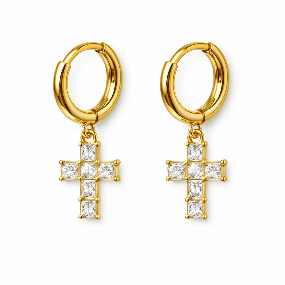 Orecchini Sparkling Cross