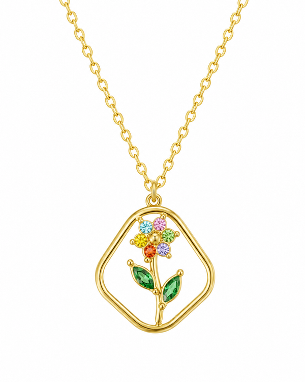 Collana Crystal Bloom Pastel