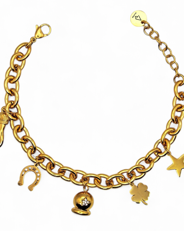 Lucky Star Bell Bracelet