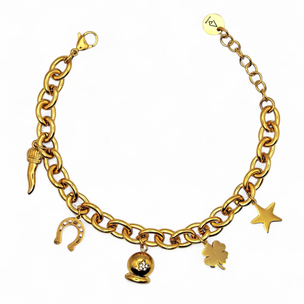Lucky Star Bell Bracelet