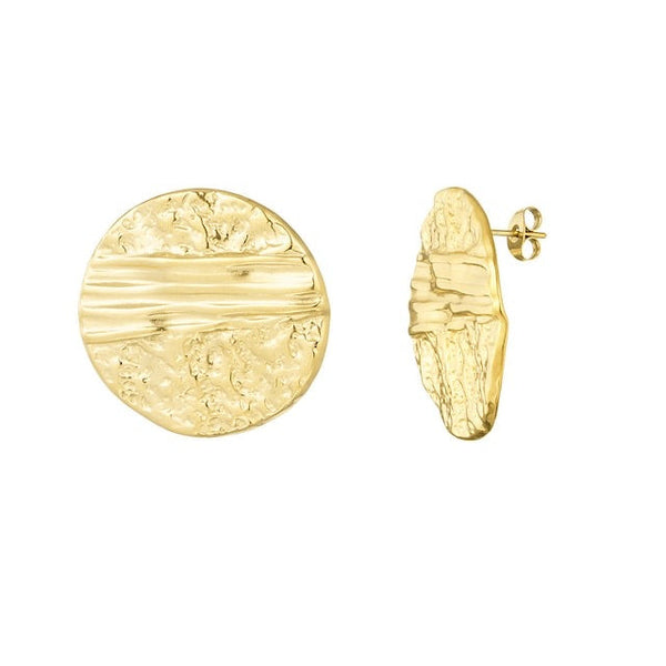 Elegant Round Structure Earrings