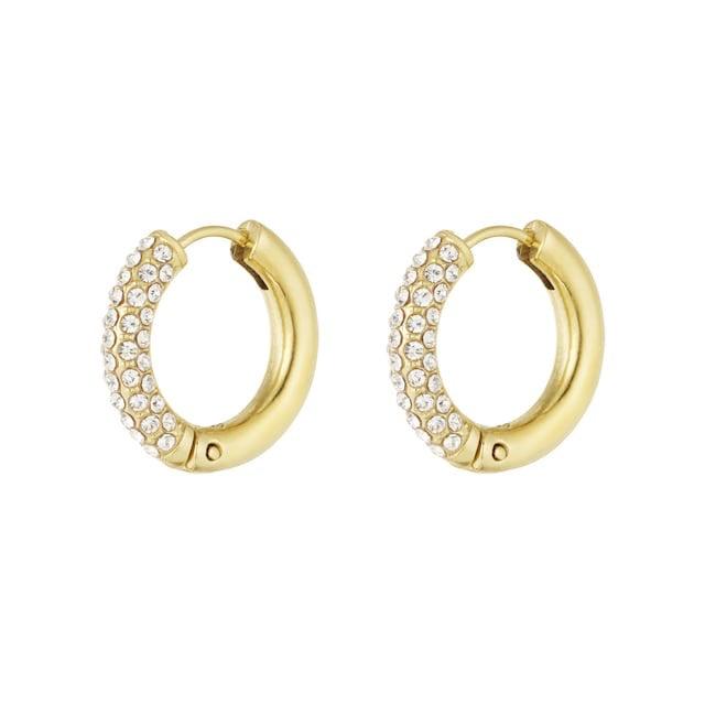 Glow Hoop Luxe Earrings