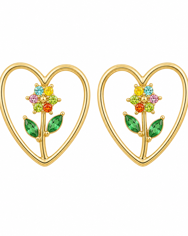Orecchini Crystal Bloom Multicolore