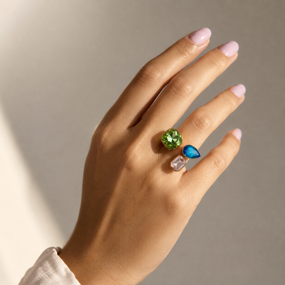 Anello Cromo Prism