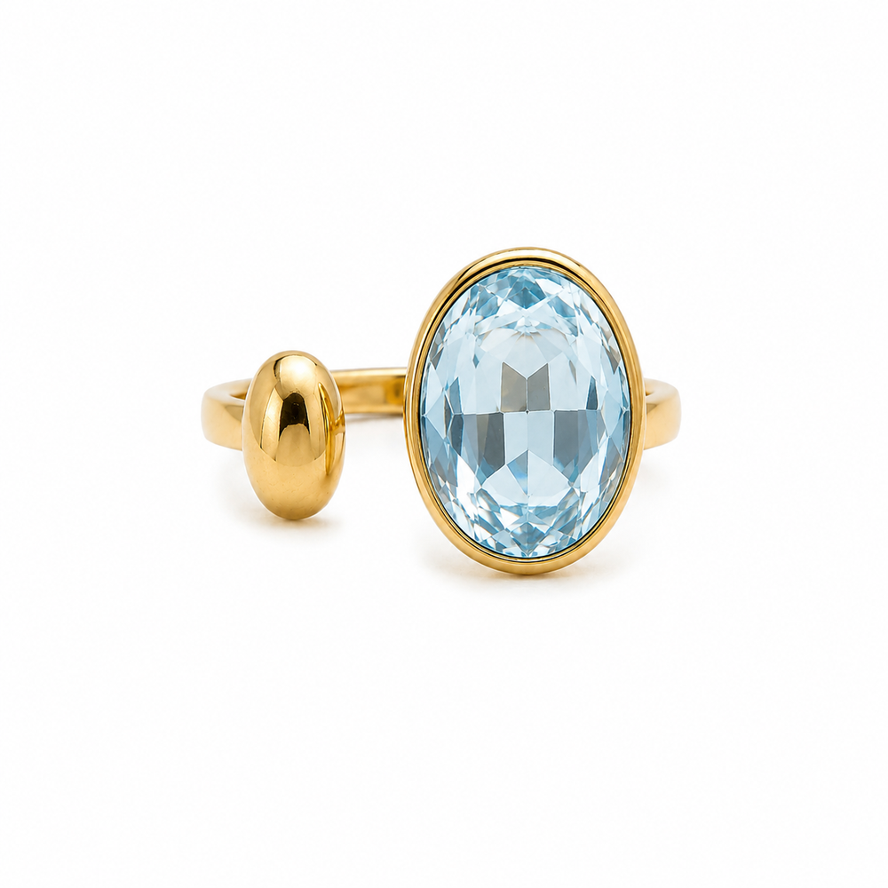 Anello Oval Ocean