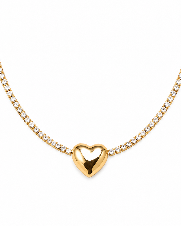 Collana Tennis Cuore