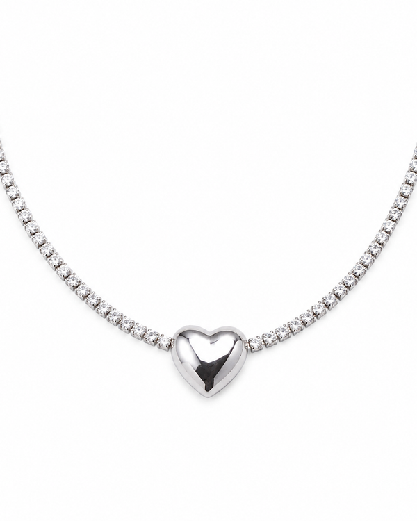 Collana Tennis Cuore