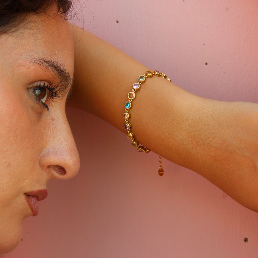 Bracciale Cristalia Multicolor