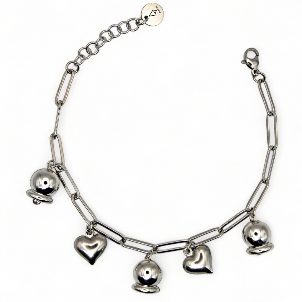 Bracciale Sonaglio Campanelle e Cuori