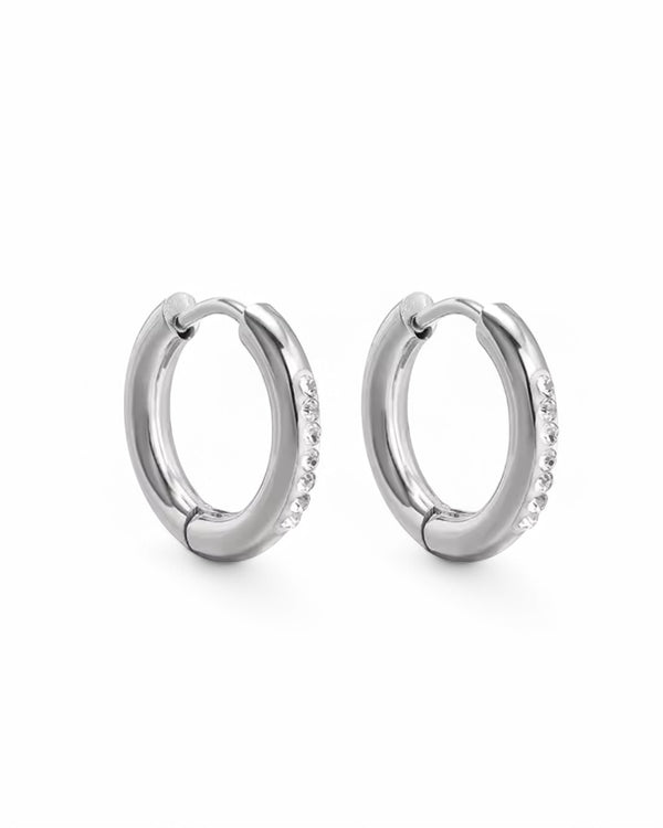 Orecchini MIDI Crystal Hoop