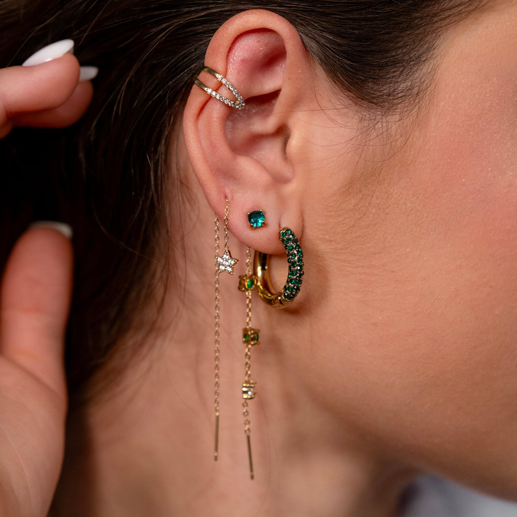 Glow Hoop Luxe Earrings