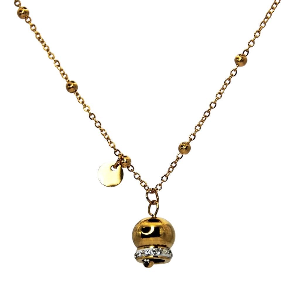 Collana Campanella con strass