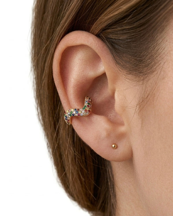 Ear Cuff Onda Raimbow