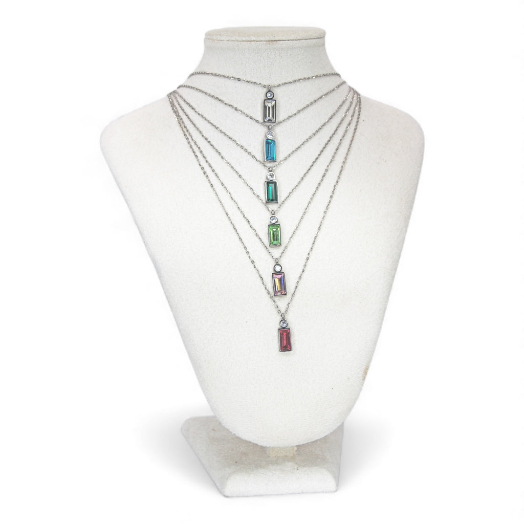 Collana Crystal Baguette