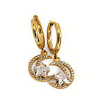 Orecchini Luna di Cristallo