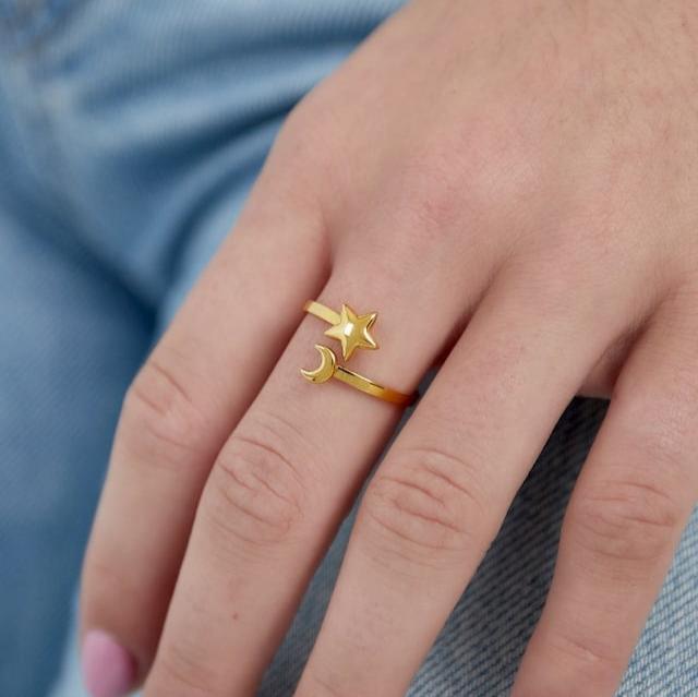 Anello Moon&Star