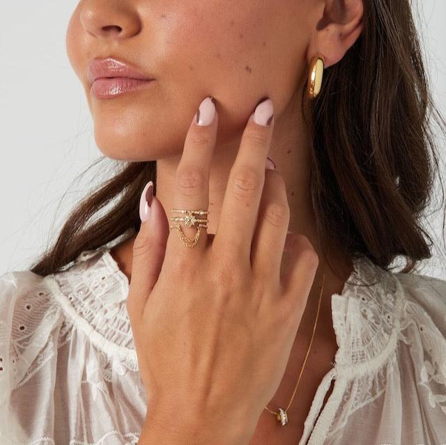 Galaxy Chain Ring