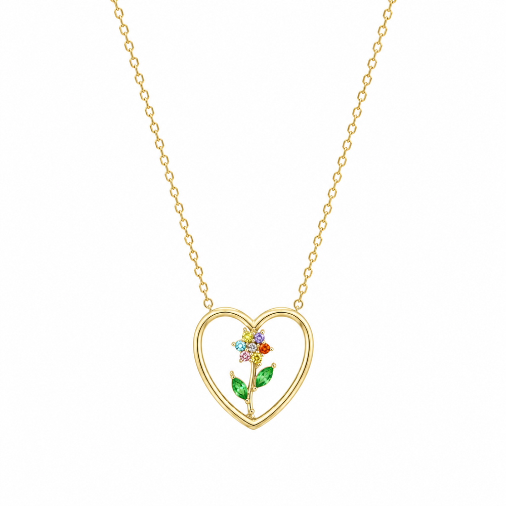 Collana Crystal Bloom Multicolore