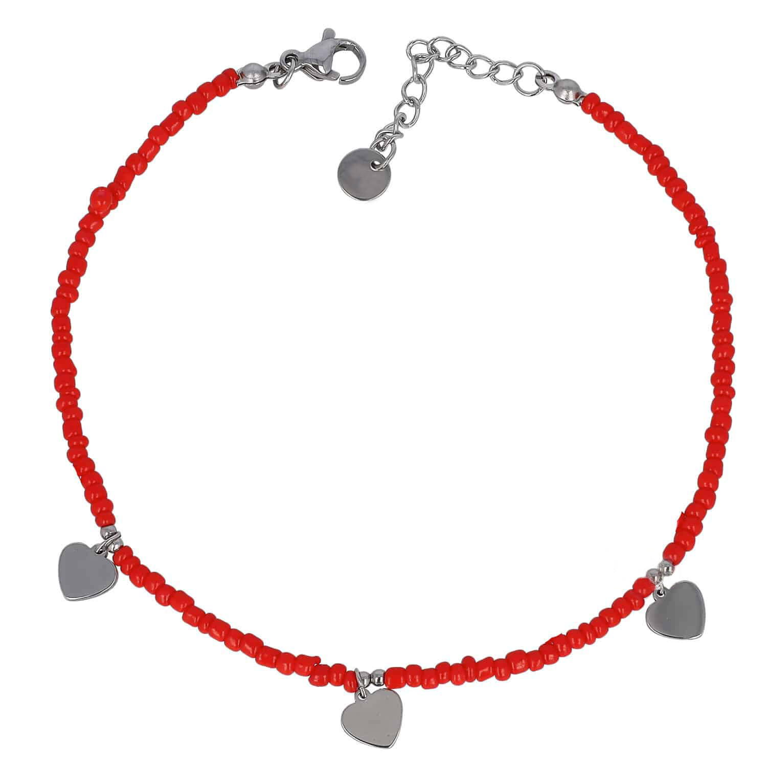 Cavigliera Hearts of Steel - Atlantide Gioielli