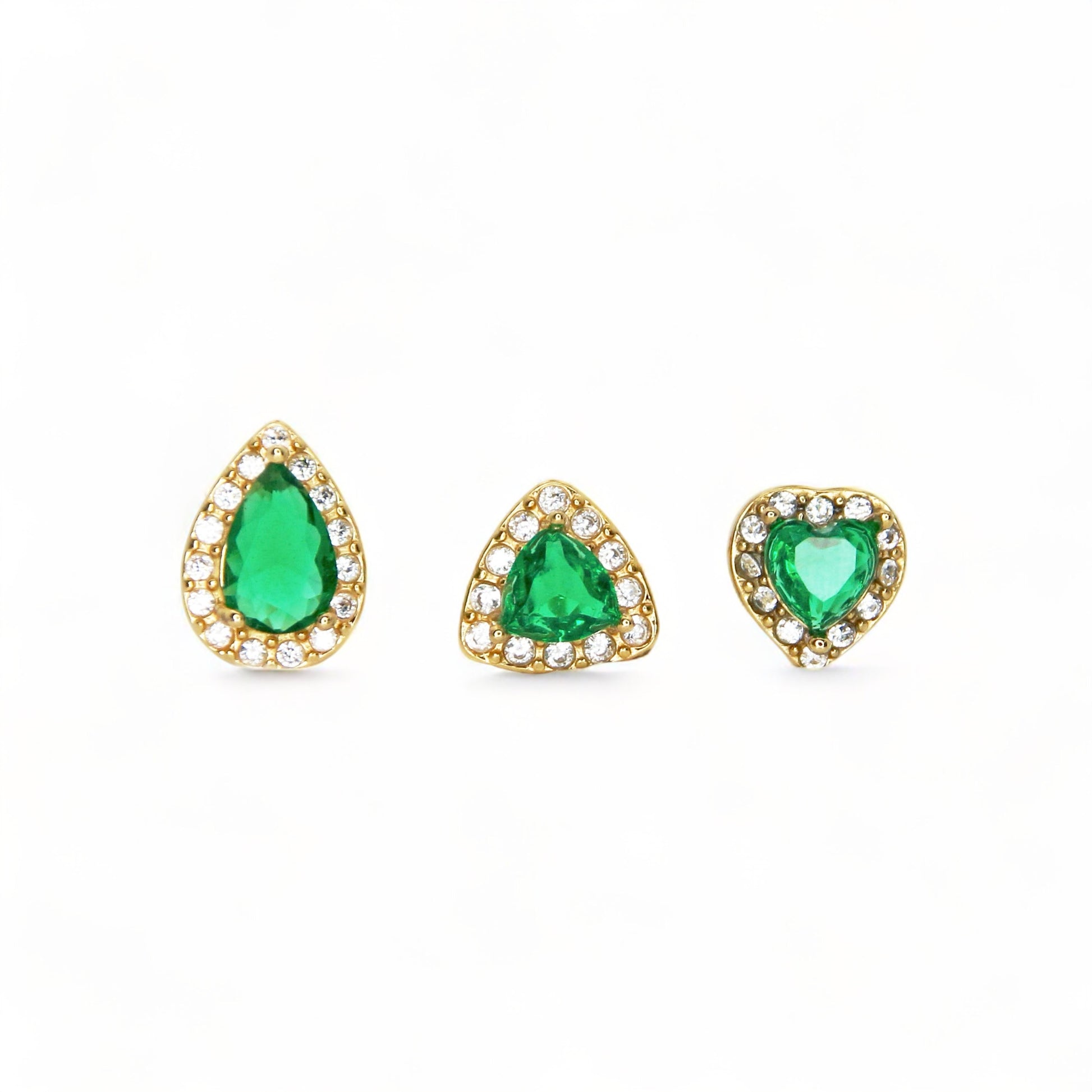Set 3 Orecchini Crownelle