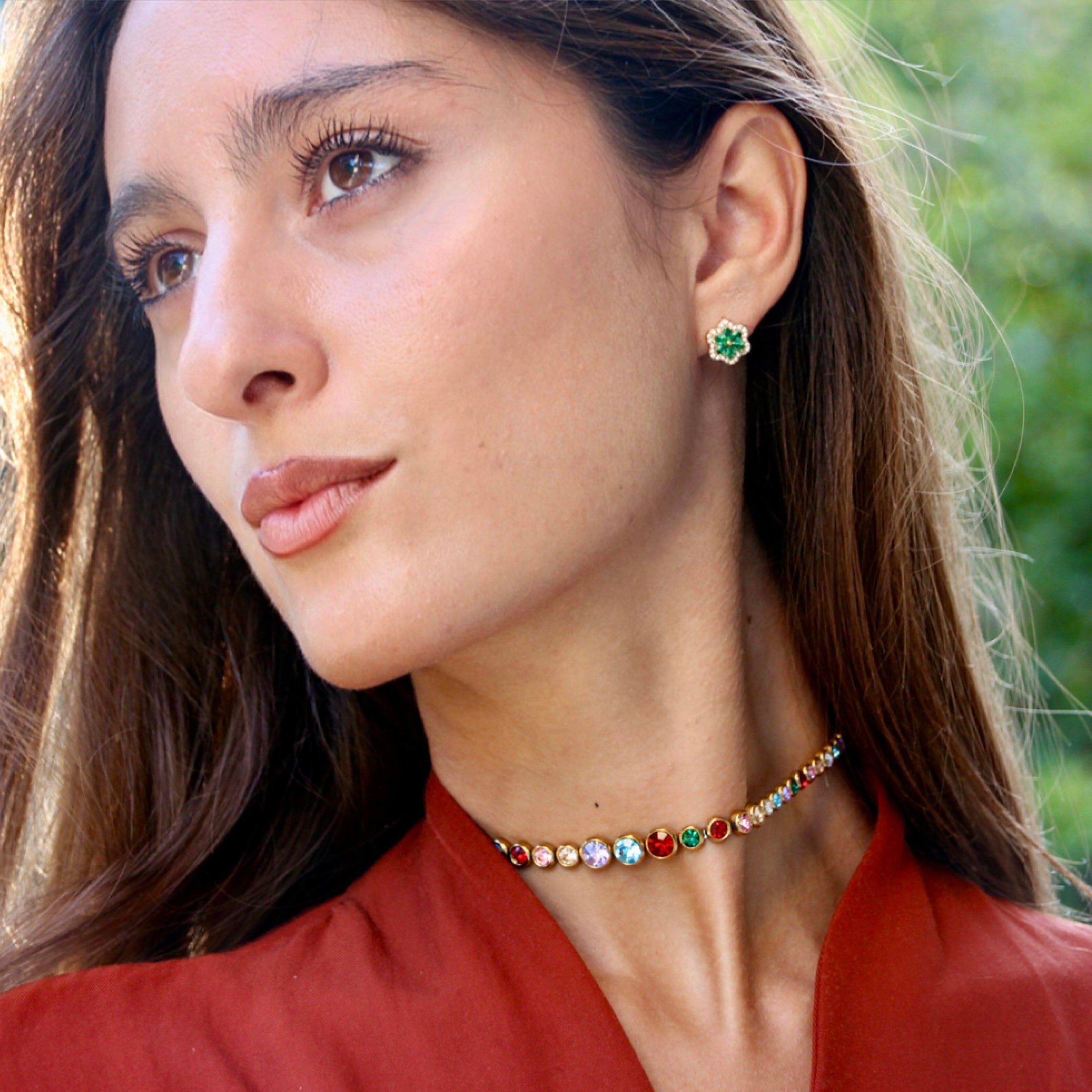 Orecchini Chryselle Multicolore