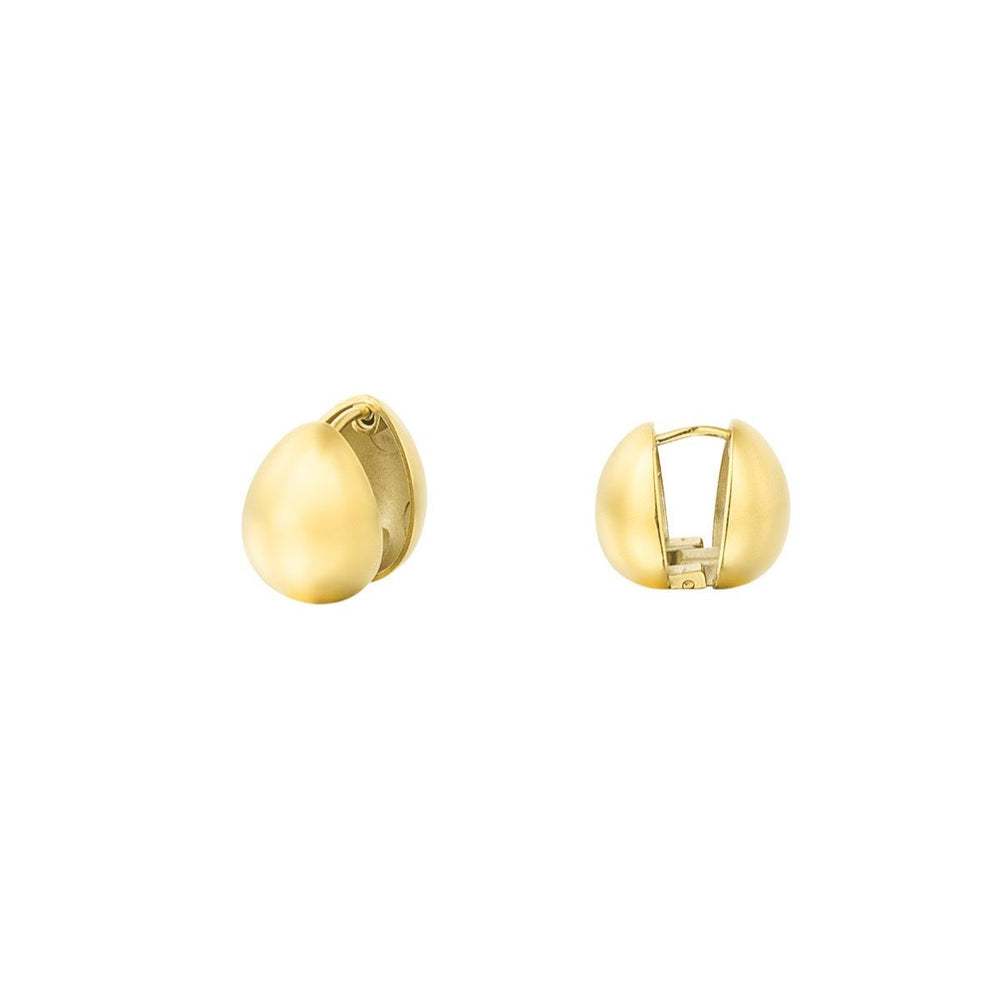 Button Drop Earrings