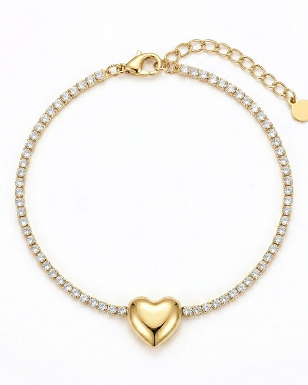 Bracciale Tennis Cuore