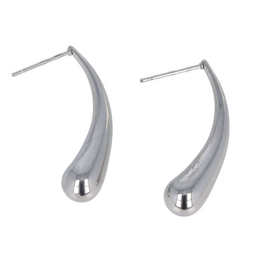 Elongated drop earrings