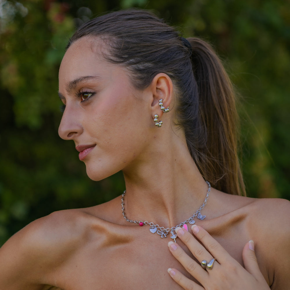 Small Light Sphere Earrings