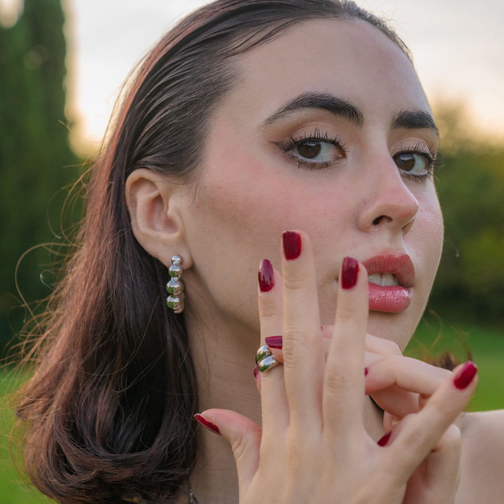 Spheres of Light Earrings