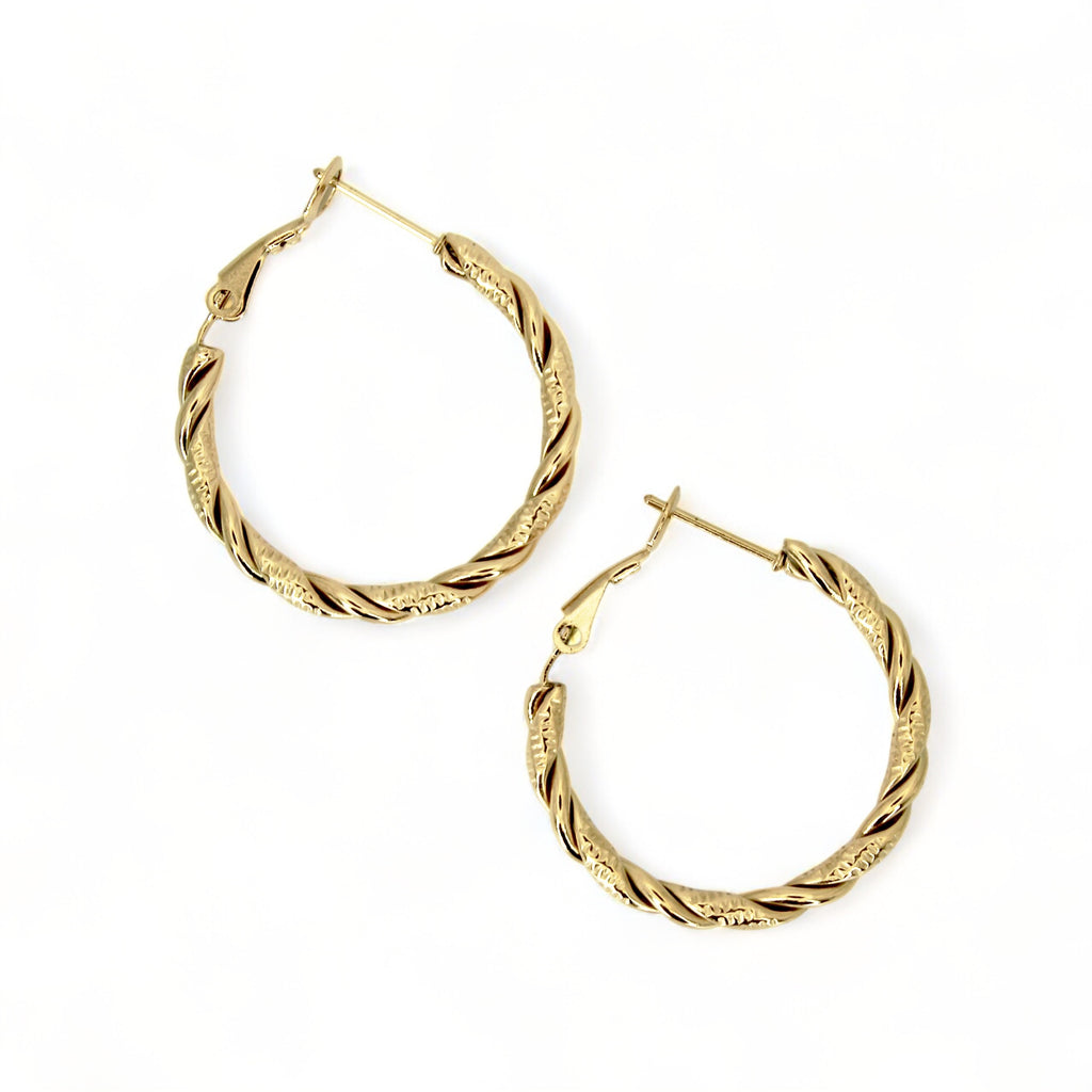 Orecchini Cerchio Twist