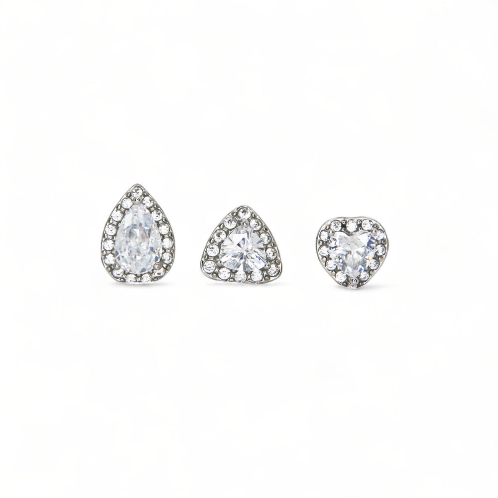 Set 3 Orecchini Crownelle
