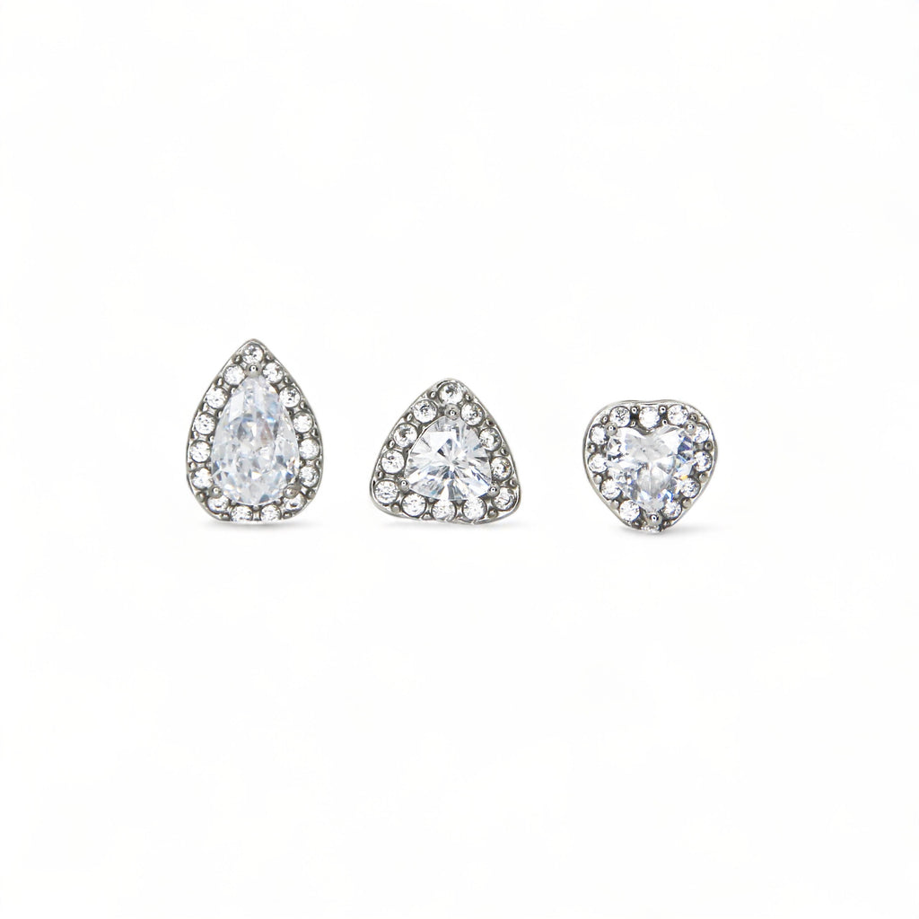 Set 3 Orecchini Crownelle