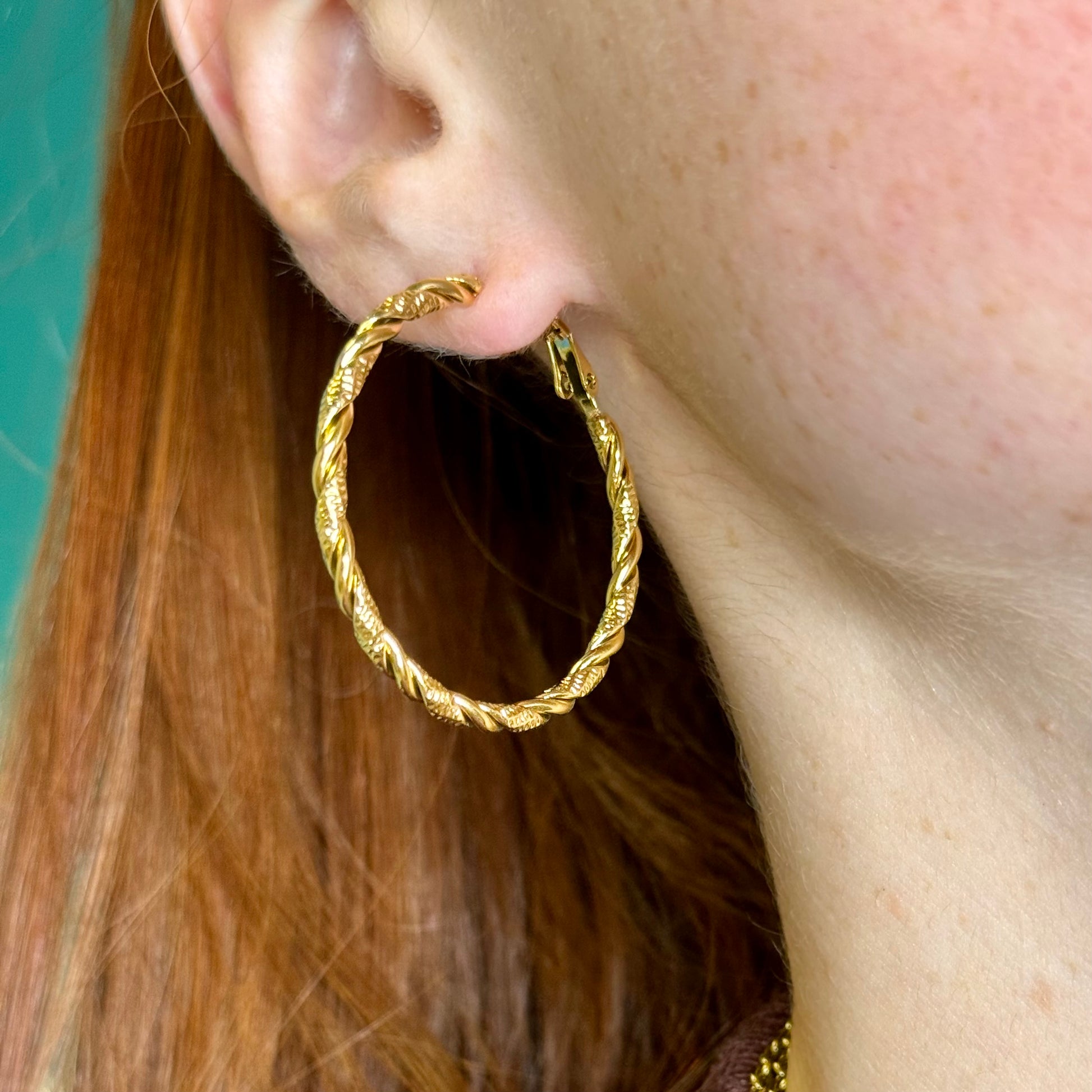 Orecchini Cerchio Twist