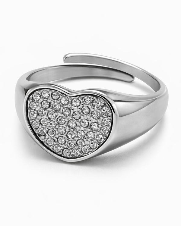 Anello Sparkling Heart