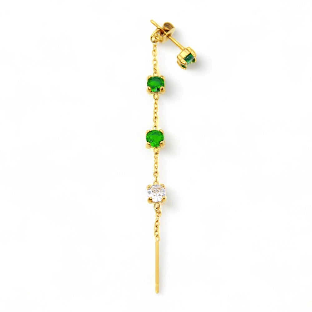 Multicolor Light Waterfall Earring