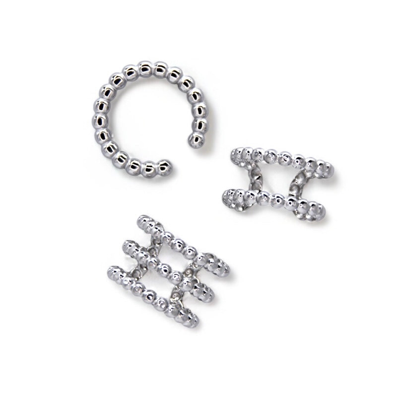 Set 3 Ear Cuff Dot