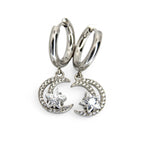 Orecchini Luna di Cristallo