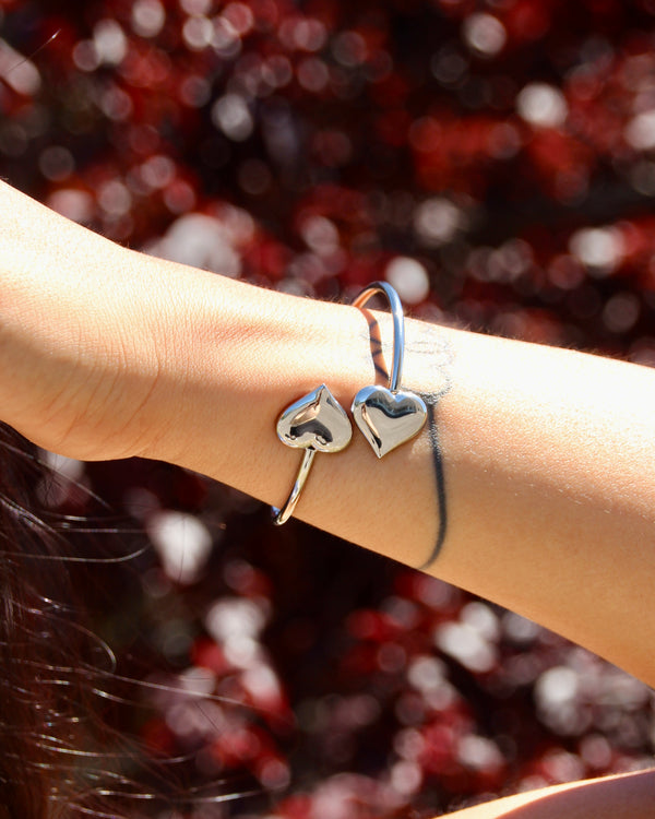 Bracciale rigido Hearts
