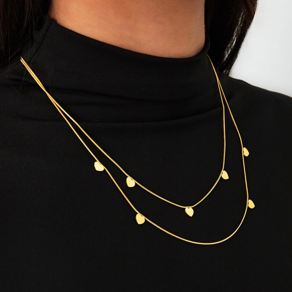 Collana Heart Drops