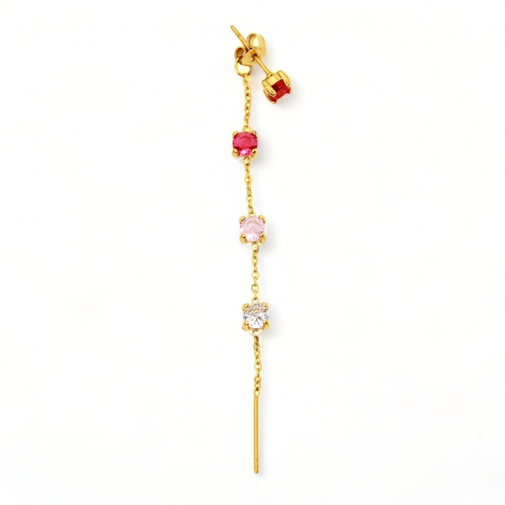 Multicolor Light Waterfall Earring