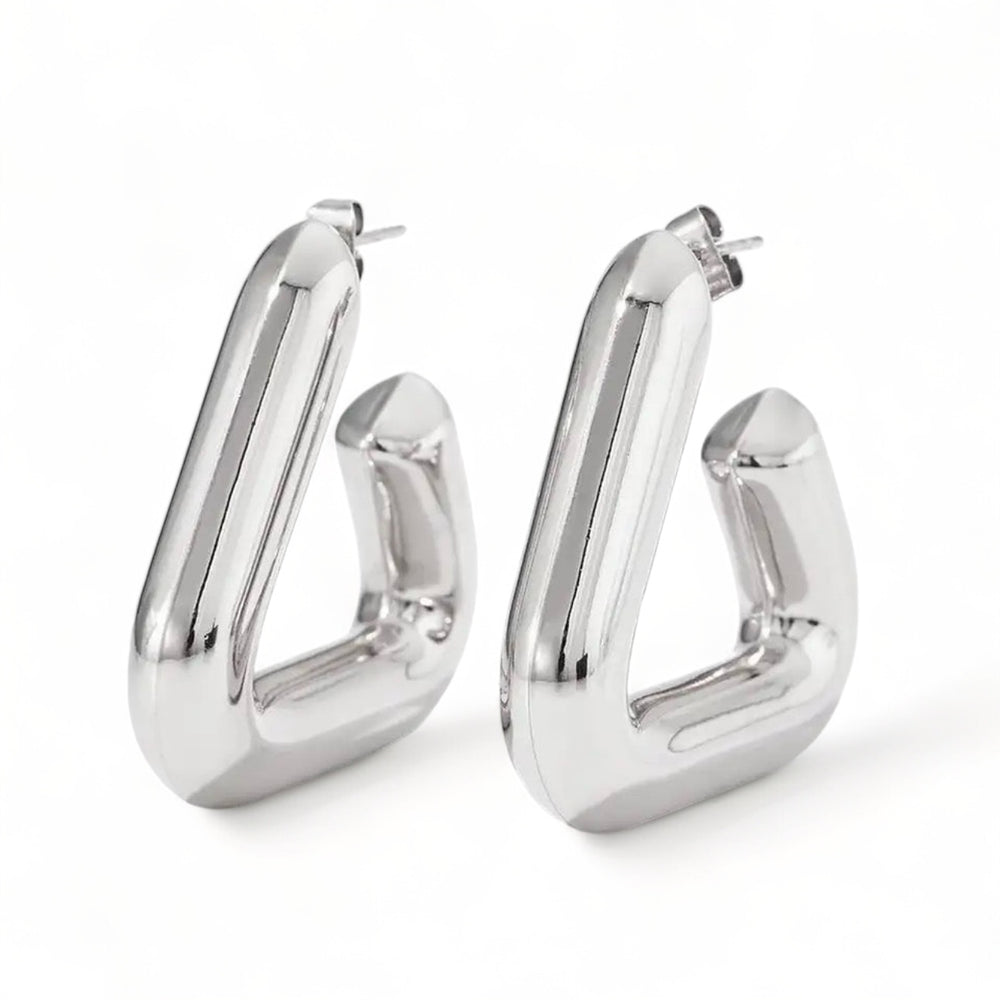 Chubby Triangle Earrings