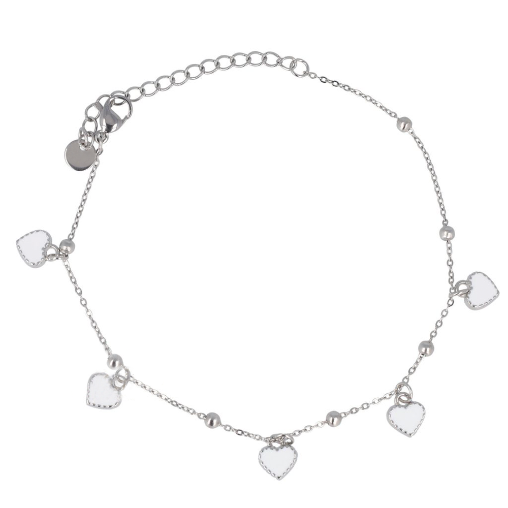 Colorful Hearts Anklet