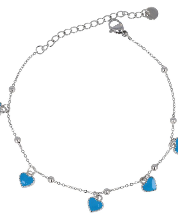 Cavigliera Colorful Hearts