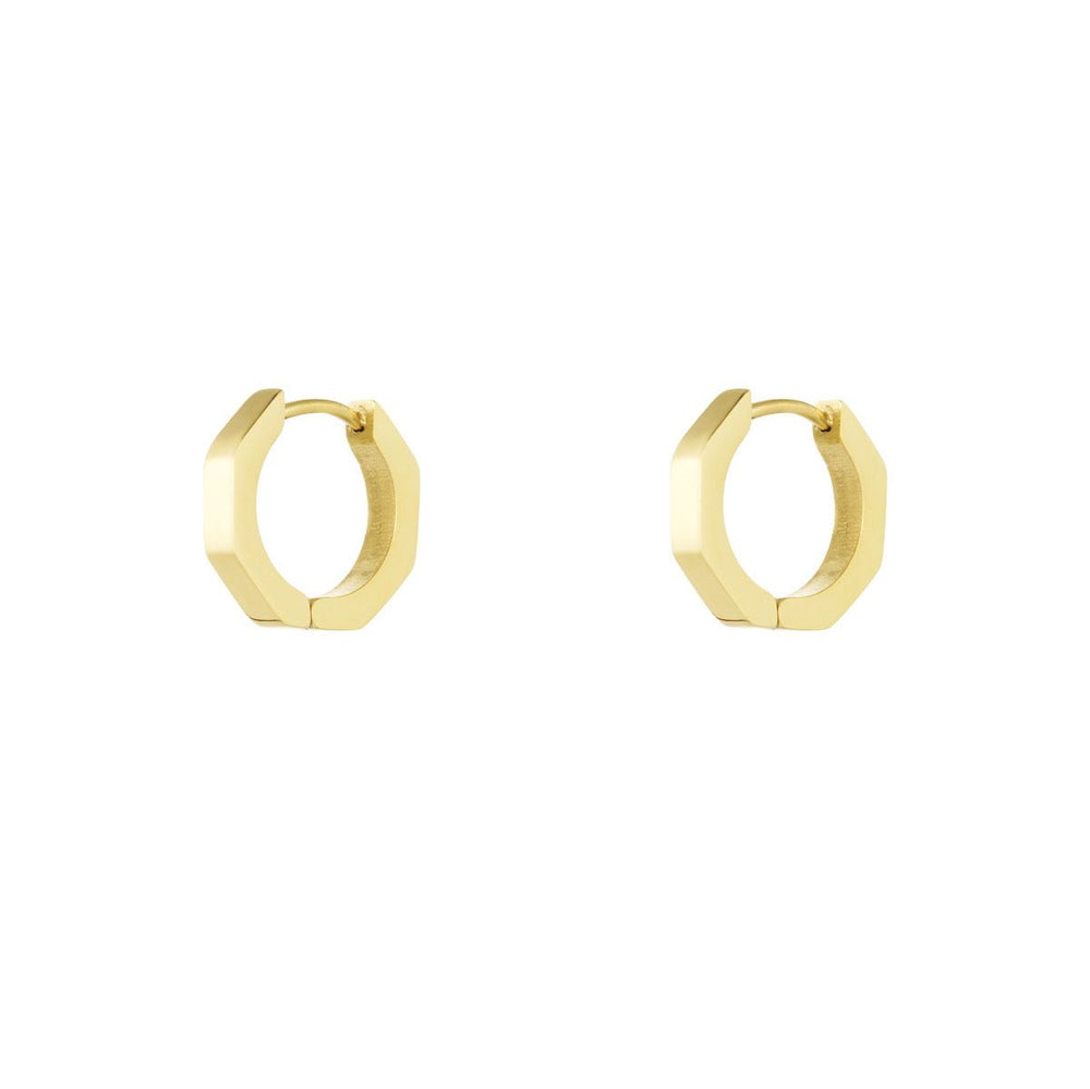 Octagon Small Earrings