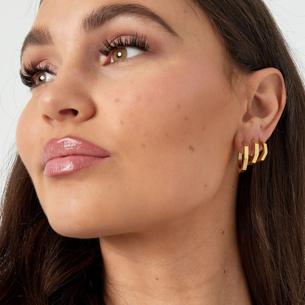 Octagon Small Earrings