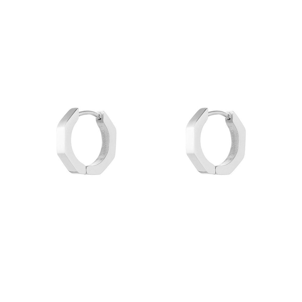 Octagon Small Earrings