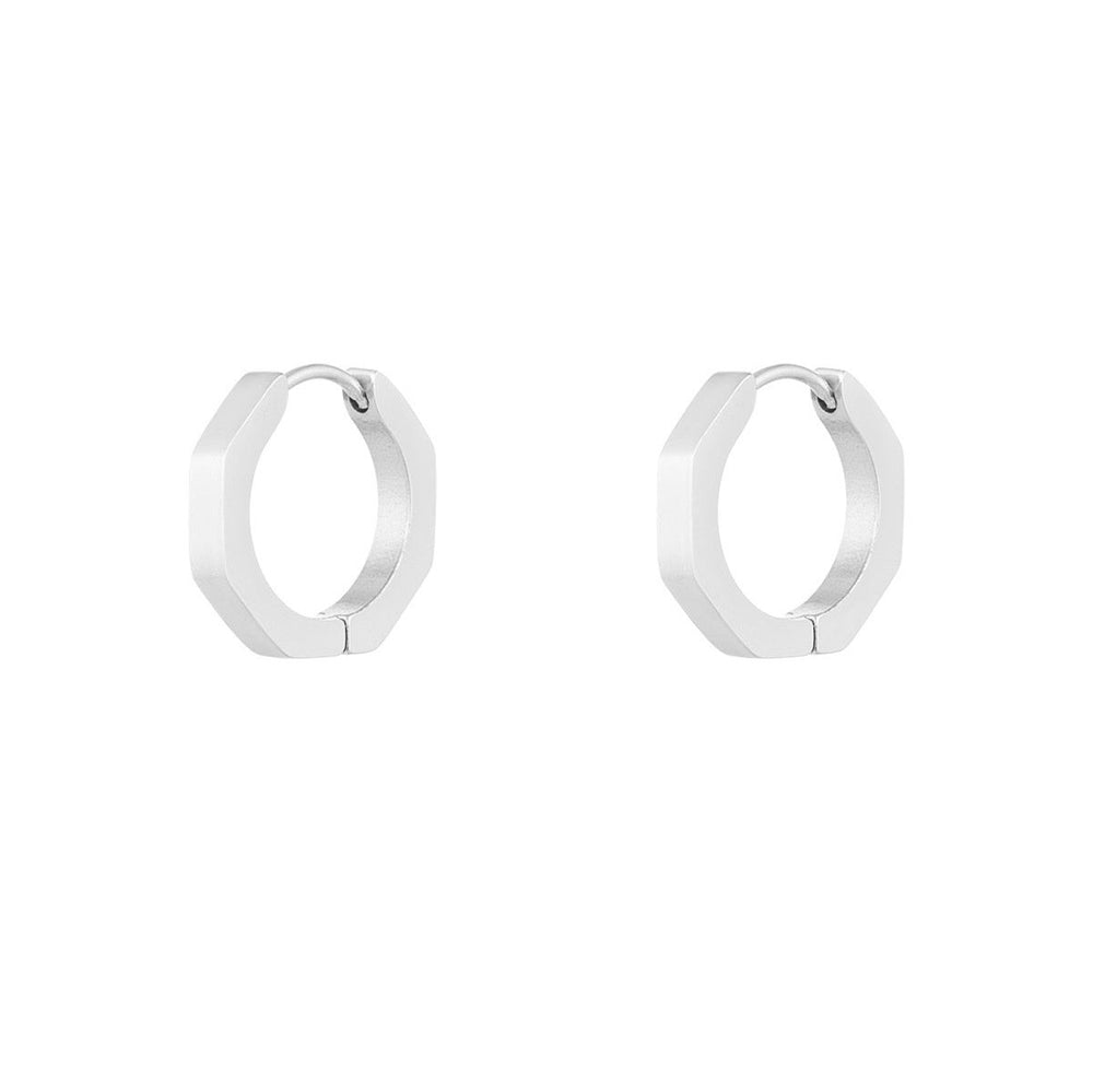 Octagon Small Earrings