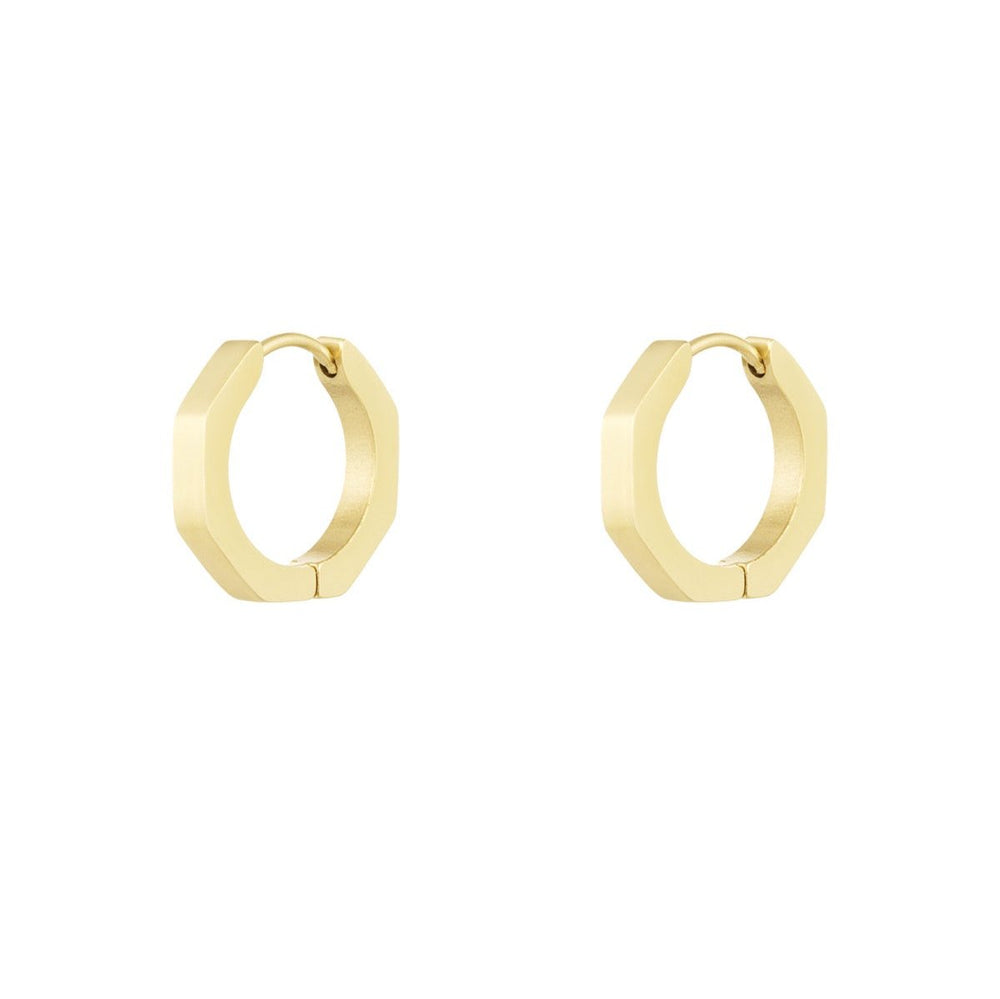 Octagon Small Earrings