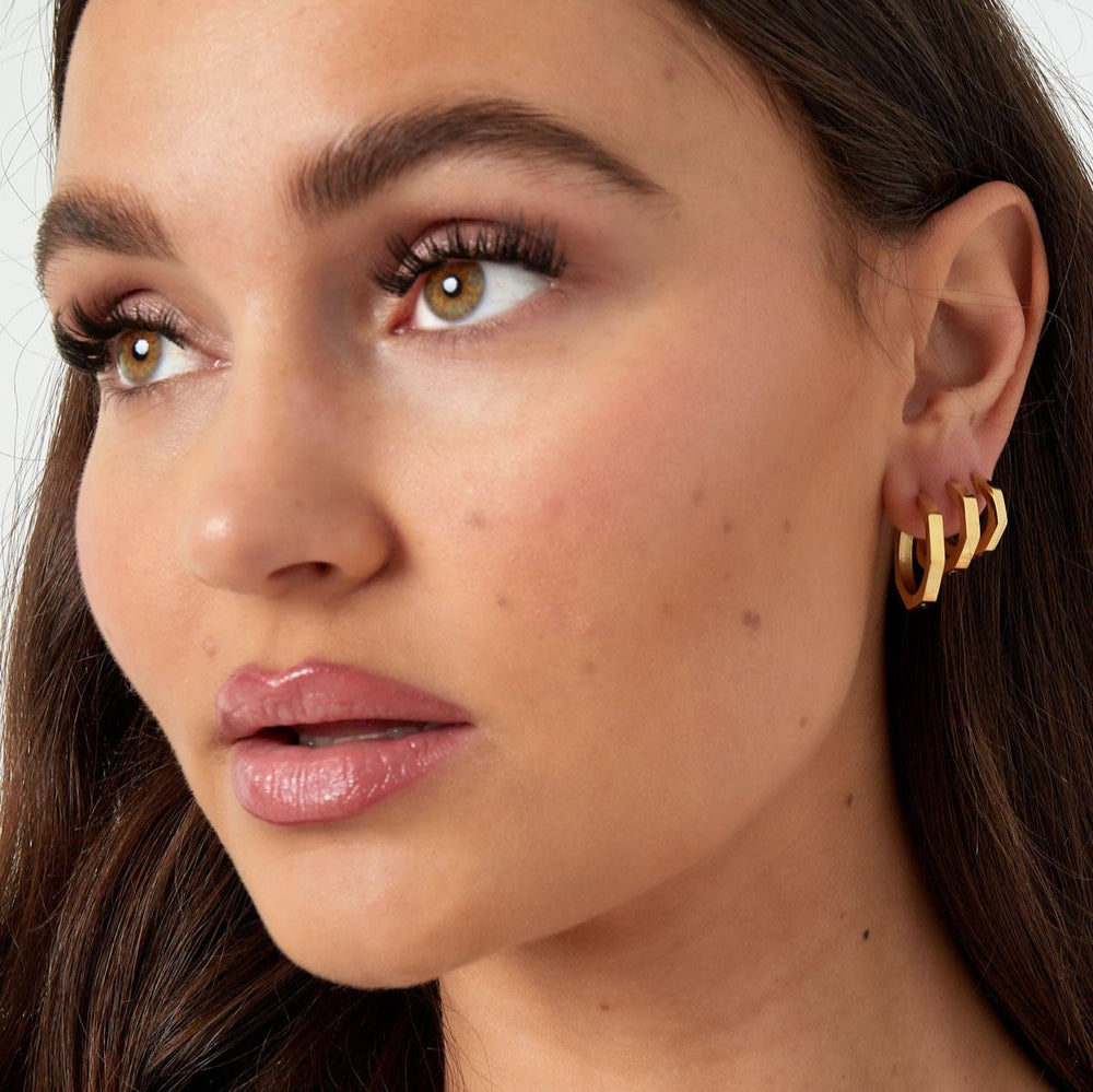 Octagon Small Earrings
